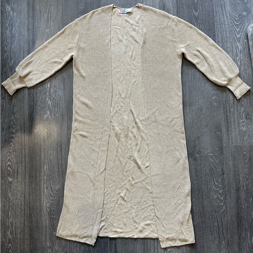 Free People Beach Longline Knit Cardigan